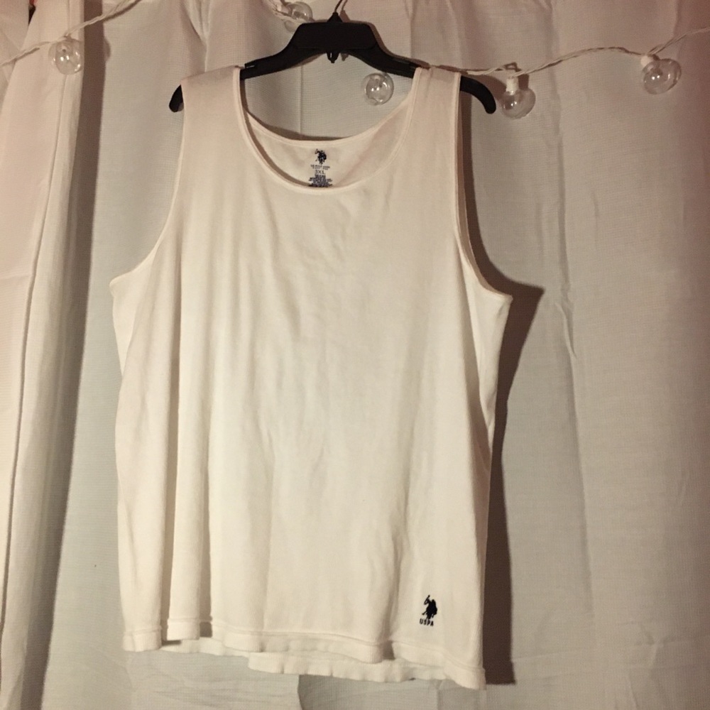 White Polo Tank Tops!